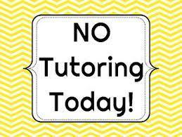 No tutoring