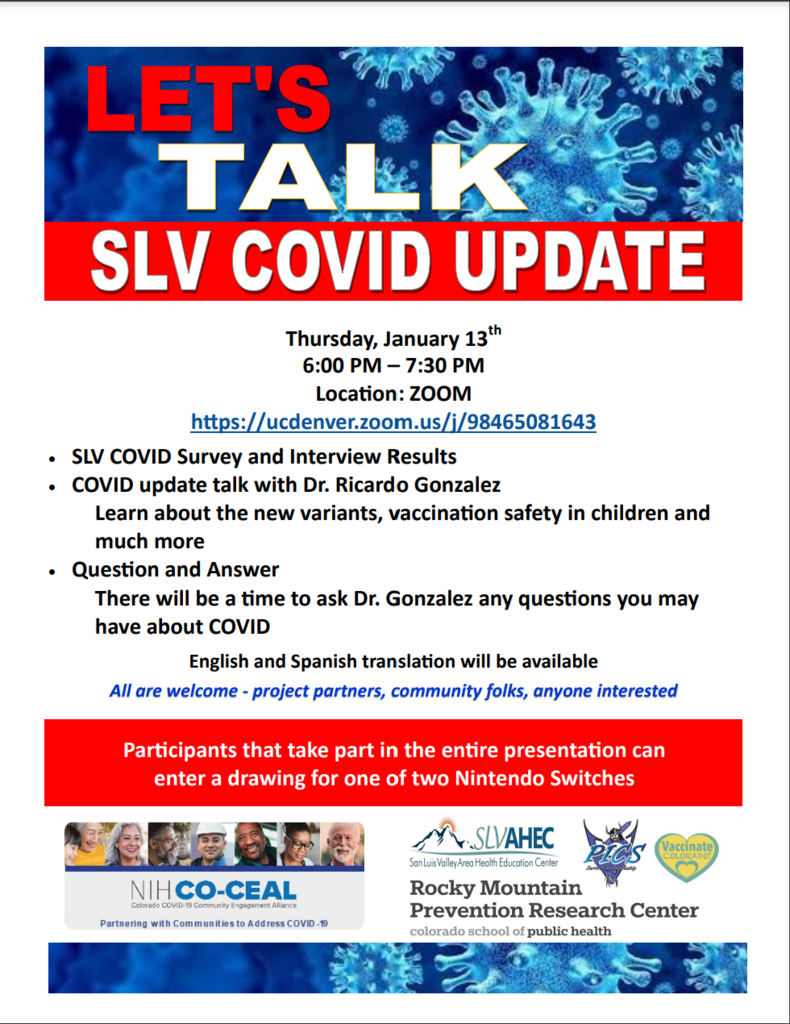 SLV Covid update 